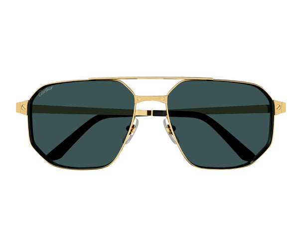 Cartier Light Wood Glasses with Gold C Decor and Brown Lens – All Eyes On Me
