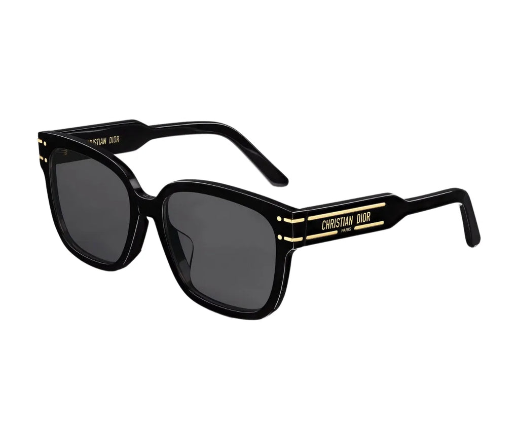 christian dior black and gold sunglasses