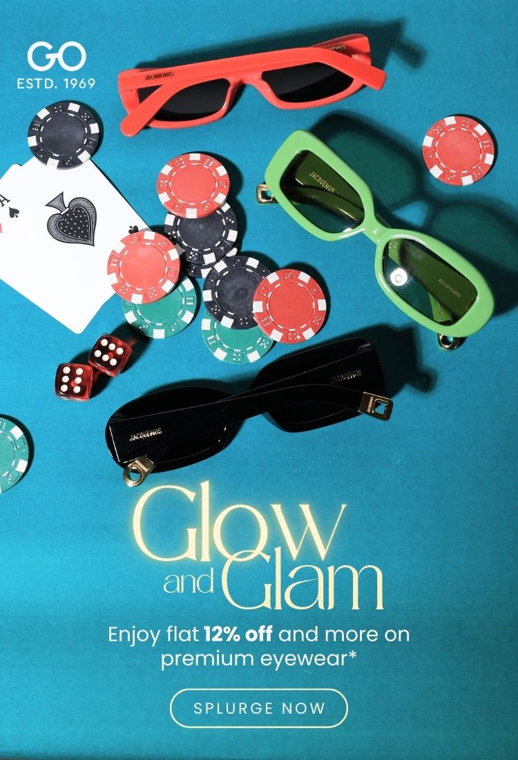 Glow glam sunglasses top