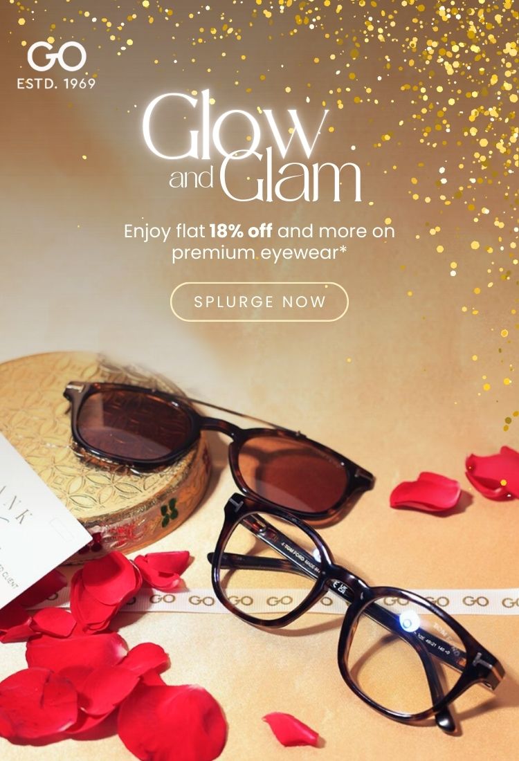 Glow glam sunglasses top