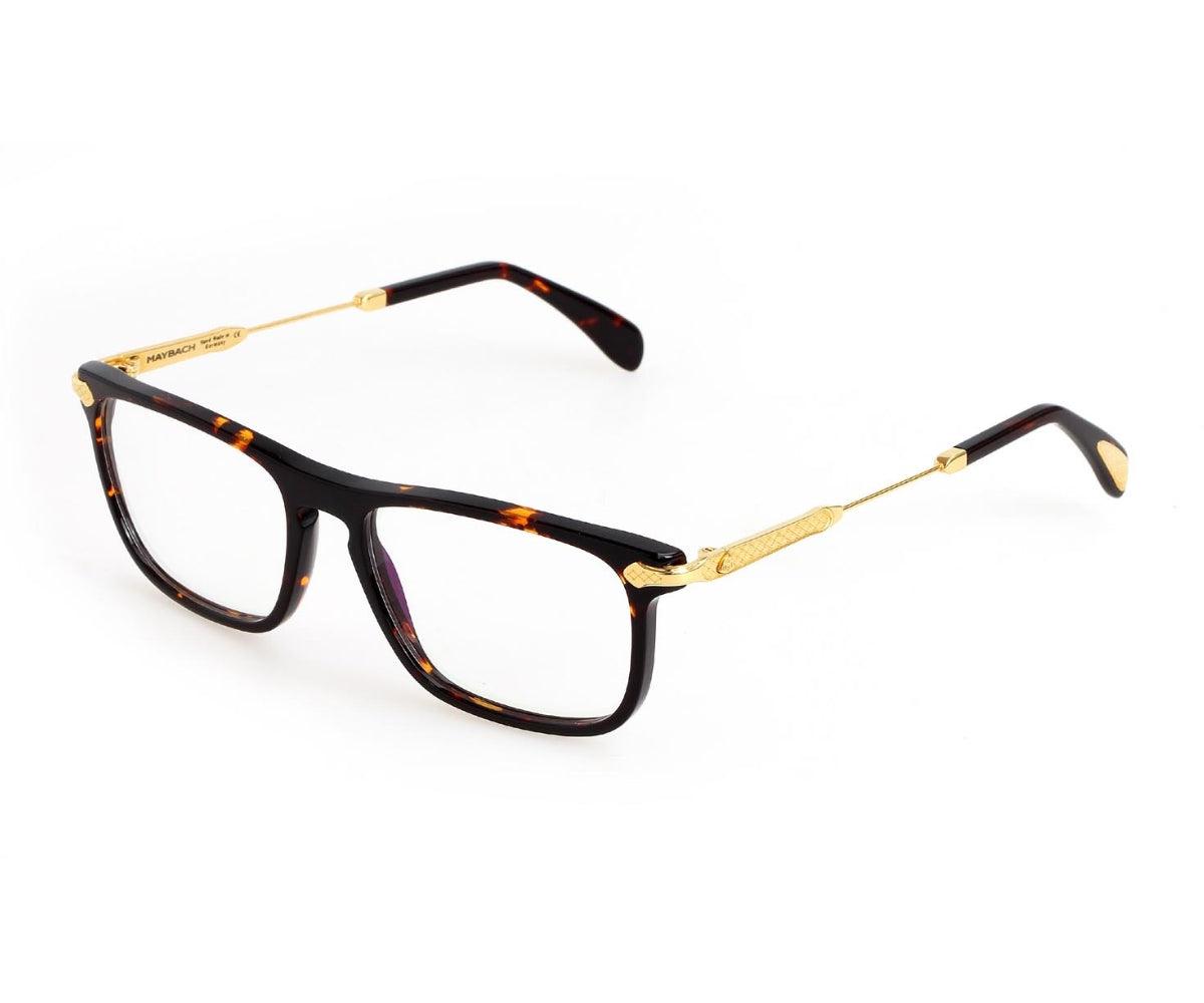 Lunettes De Soleil Maybach The Opus III - Monture Acétate Marron Style Carré - Neuf Avec étiquettes