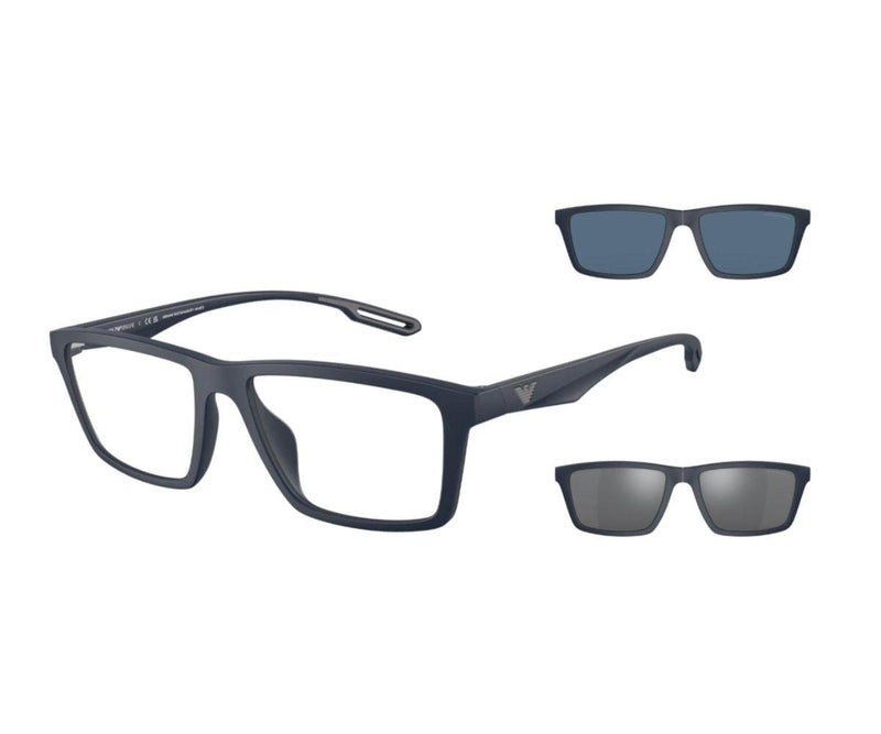 Emporio armani clip on sunglasses shop