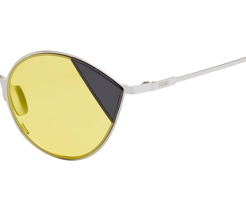 Fendi FF cat-eye gold-tone optical glasses