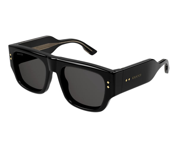 Style_Classic, Shape_Rectangle, Product_Sunglasses, Material_Acetate, Gender_Men, Colour_Black, Brand_Gucci, square, round, base-down triangle, heart, diamond, rectangle, oblong, oval