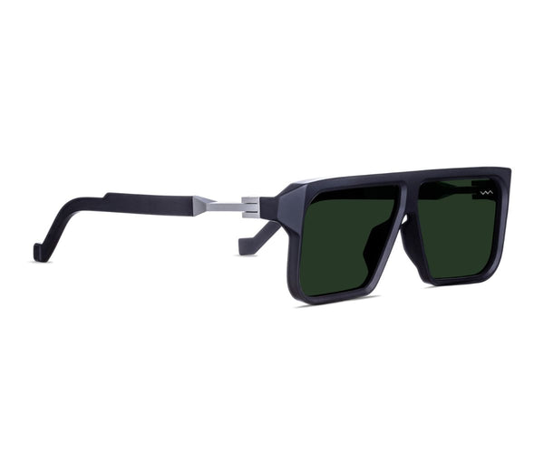 Vava Eyewear_Sunglasses_WL0003_BLACK MATT GREEN LENS_59_45